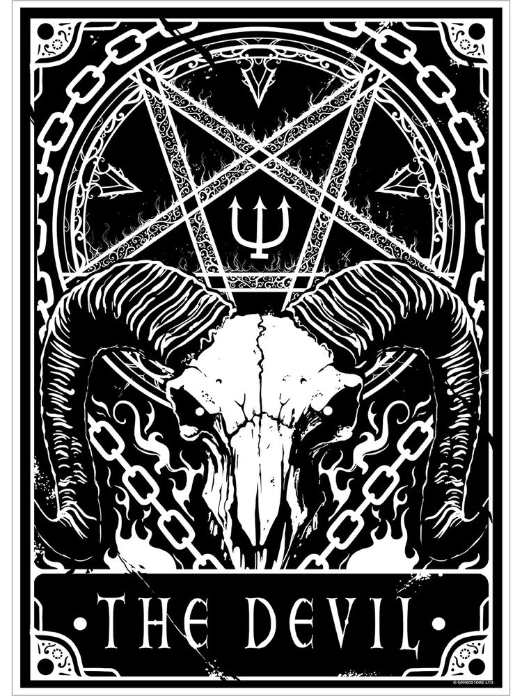Deadly Tarot - The Devil Mini Poster