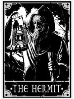 Deadly Tarot - The Hermit Mini Poster
