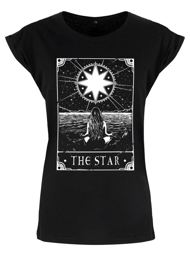 Deadly Tarot - The Star Ladies Premium Black T-Shirt