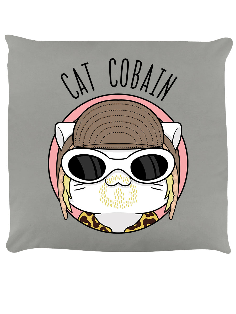 VIPets Cat Cobain Pale Grey Cushion