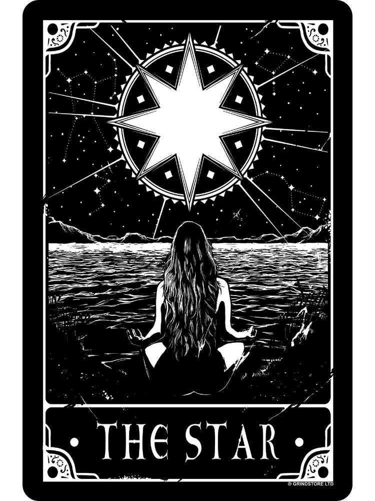 Deadly Tarot - The Star Small Tin Sign