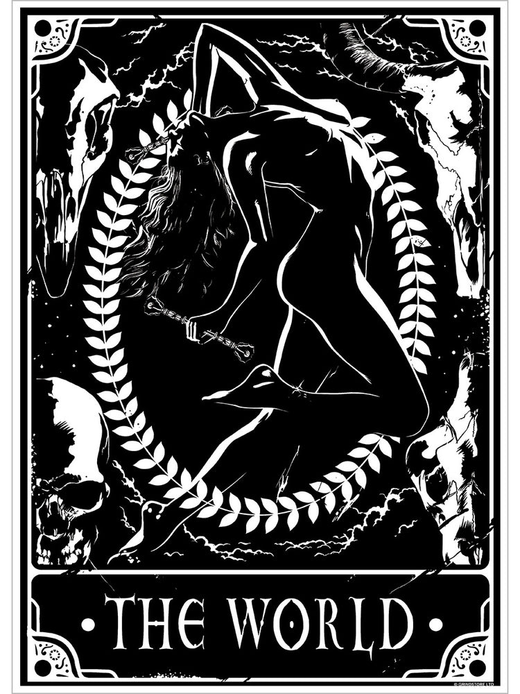 Deadly Tarot - The World Mini Poster