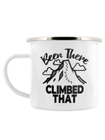 Been There Climbed That Enamel Mug