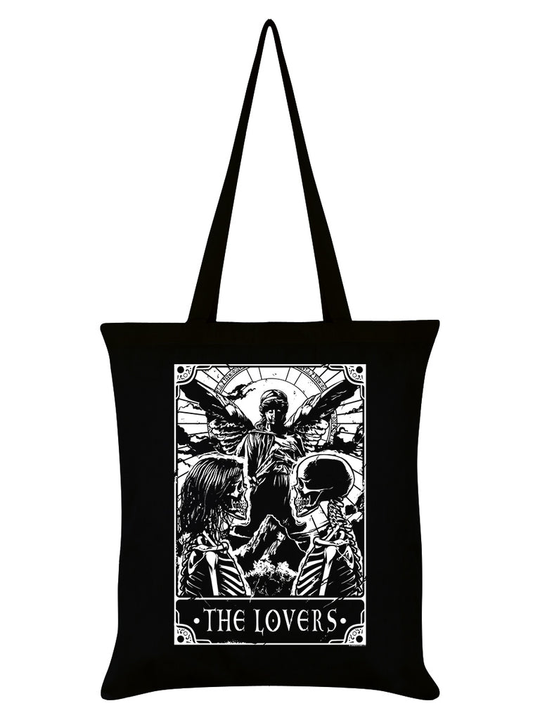 Deadly Tarot - The Lovers Black Tote Bag – Grindstore Wholesale