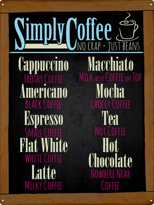 Tin Sign Front