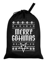 Merry Gothmas Black Santa Sack