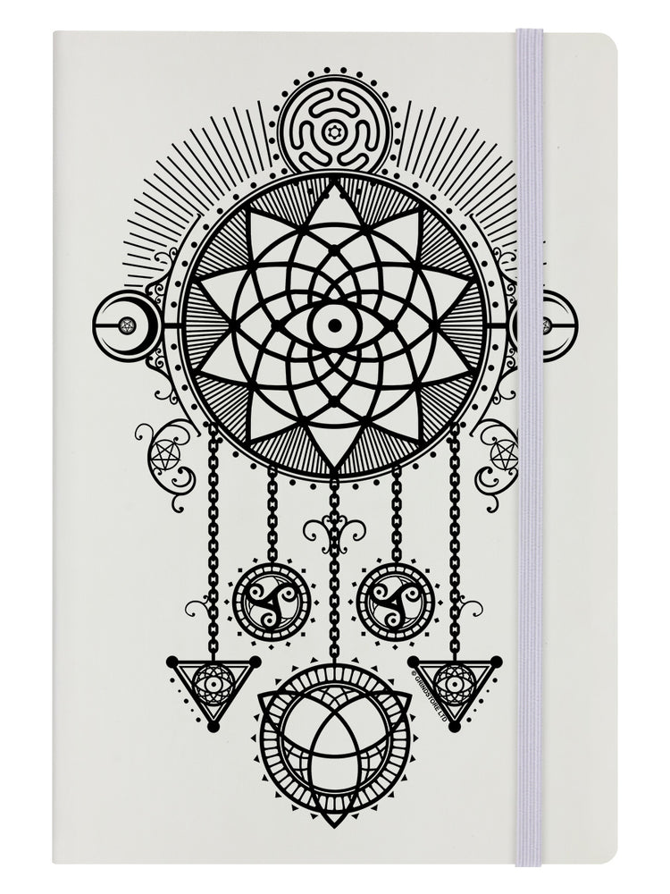 Unorthodox Collective Mystical Dreamcatcher Cream A5 Hard Cover Notebook