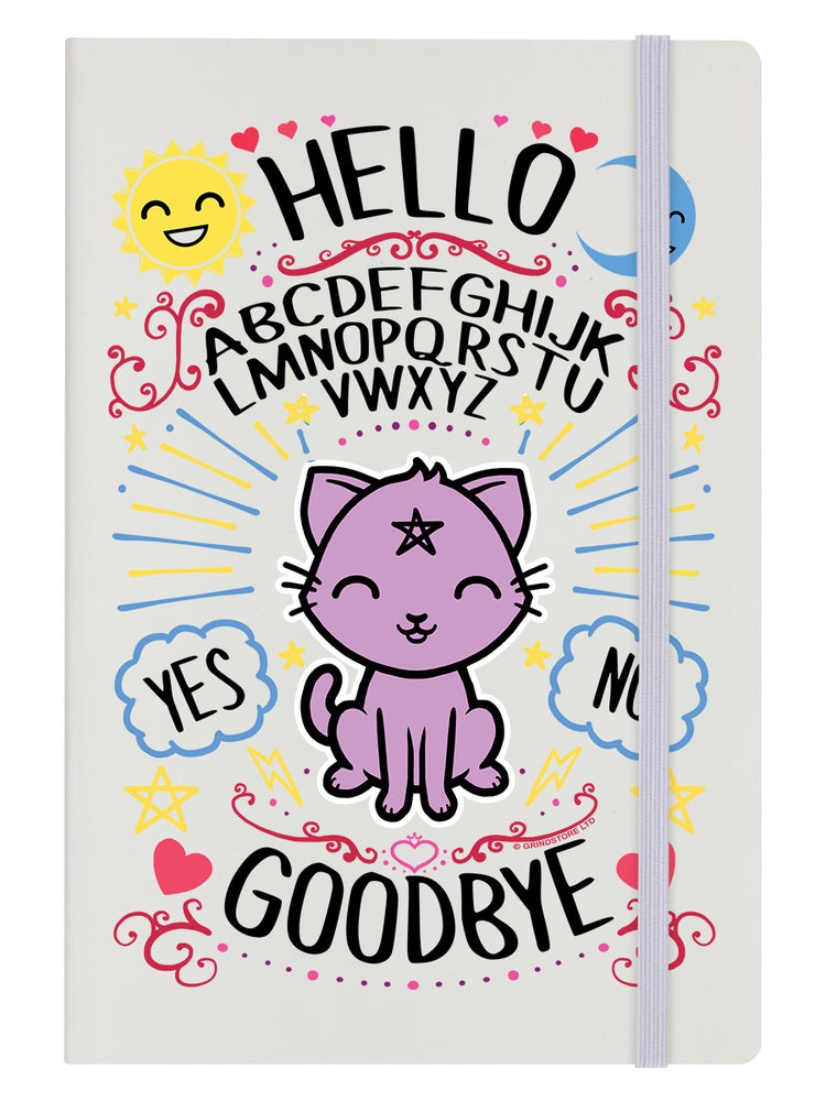 Kawaii Ouija Cream A5 Hard Cover Notebook