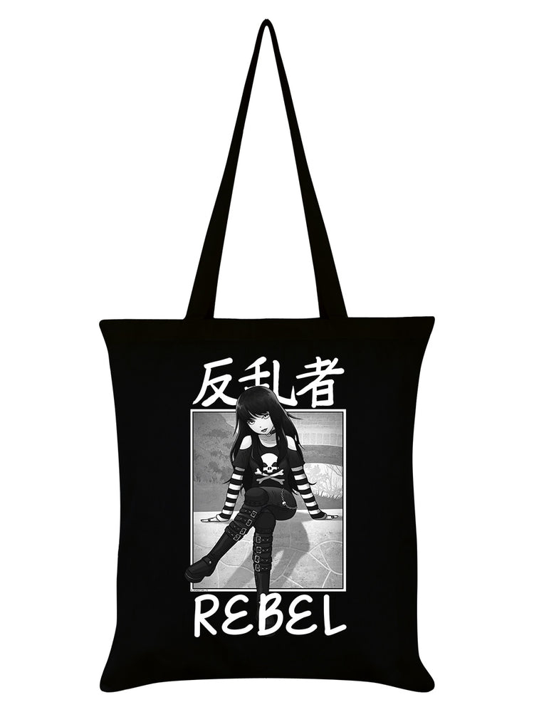 Tokyo Spirit Rebel Black Tote Bag