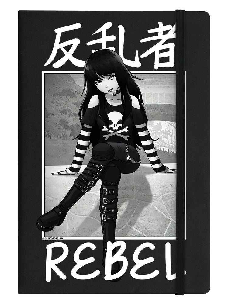 Tokyo Spirit Rebel Black A5 Hard Cover Notebook