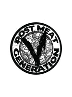 Post Meat Generation Vegan Vegetarian Badge