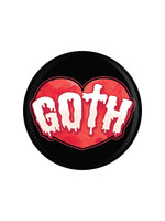 Goth Heart Badge