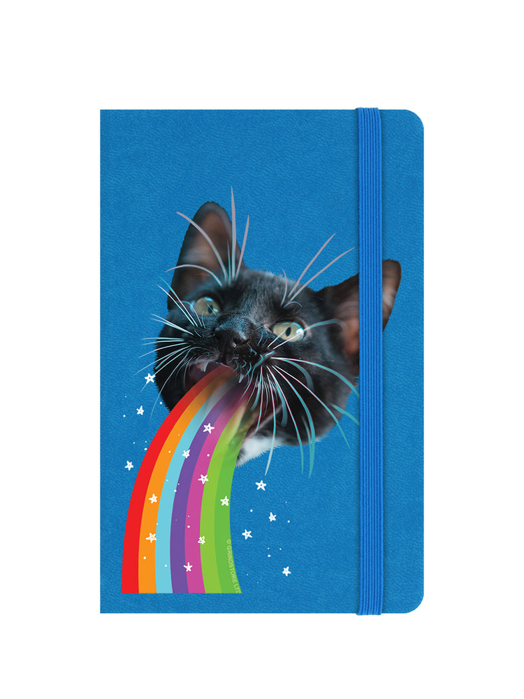 Psychedelic Sick Kit Blue A6 Hard Cover Notebook