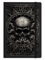 Pagan Skull Black A5 Hard Cover Notebook