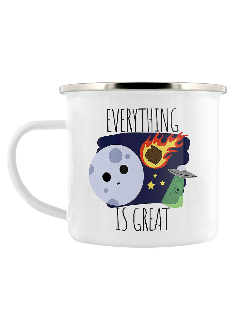 Everything Is Great Enamel Mug
