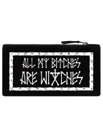 All My Bitches Are Witches Black Pencil Case