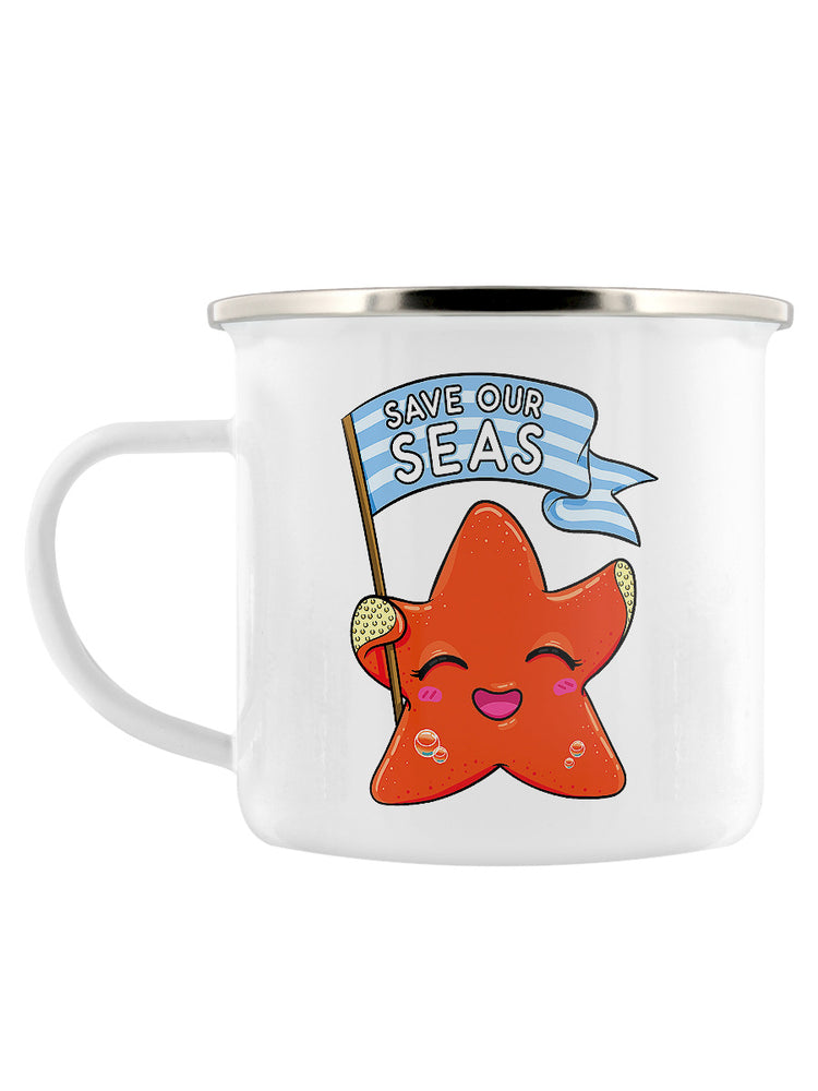 Save Our Seas Enamel Mug
