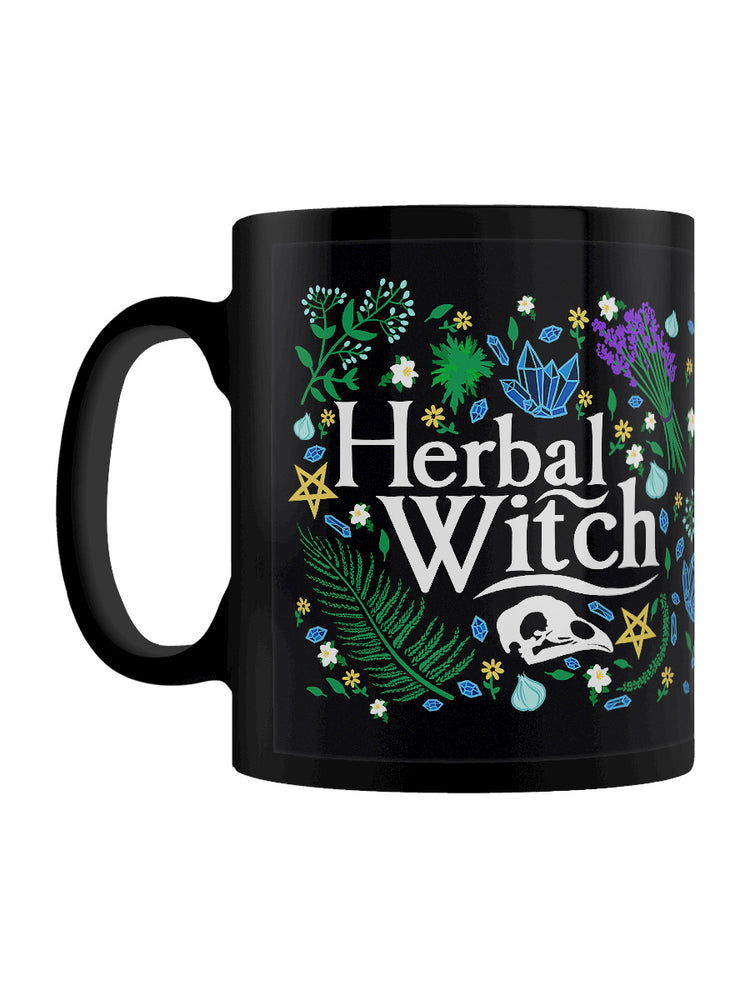 Herbal Witch Black Mug