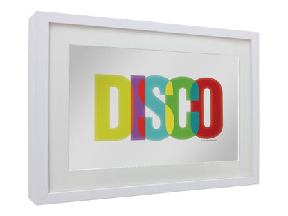 Small Mirrored Tin Sign Back