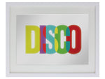 Framed Disco Mirrored Greet Tin Card