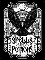 Spells & Potions Tin Sign