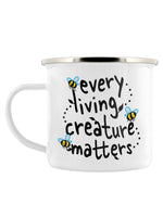Every Living Creature Matters Enamel Mug