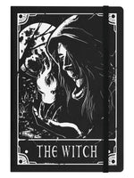 Deadly Tarot - The Witch Black A5 Hard Cover Notebook
