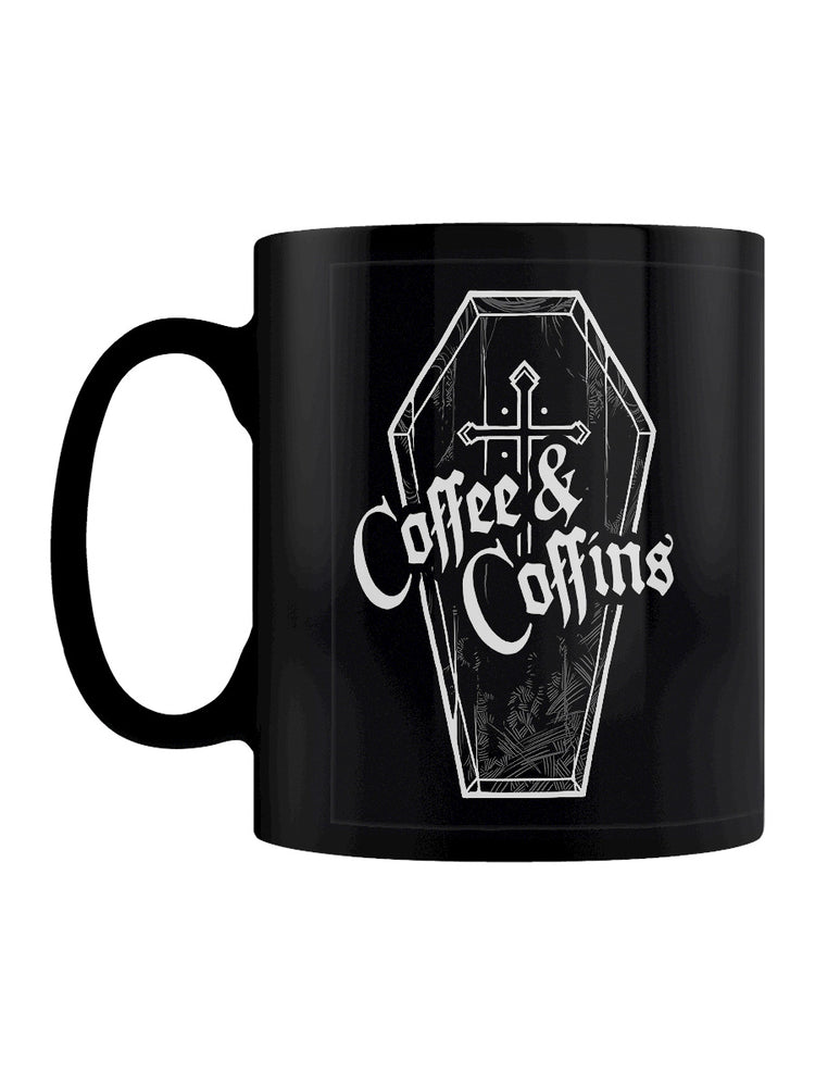 Coffee & Coffins Black Mug