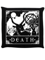 Deadly Tarot Death Black Cushion
