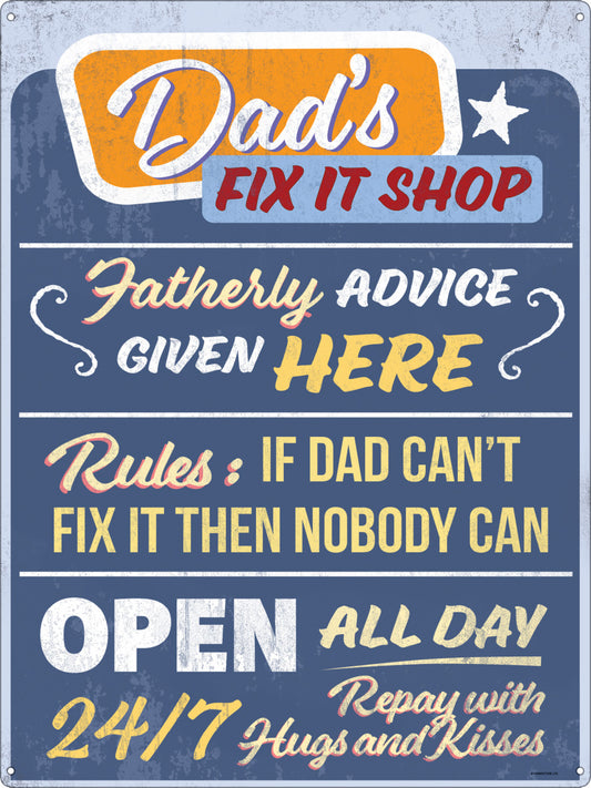 Tin Sign Front