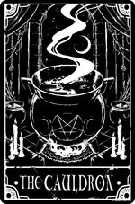 Deadly Tarot - The Cauldron Greet Tin Card