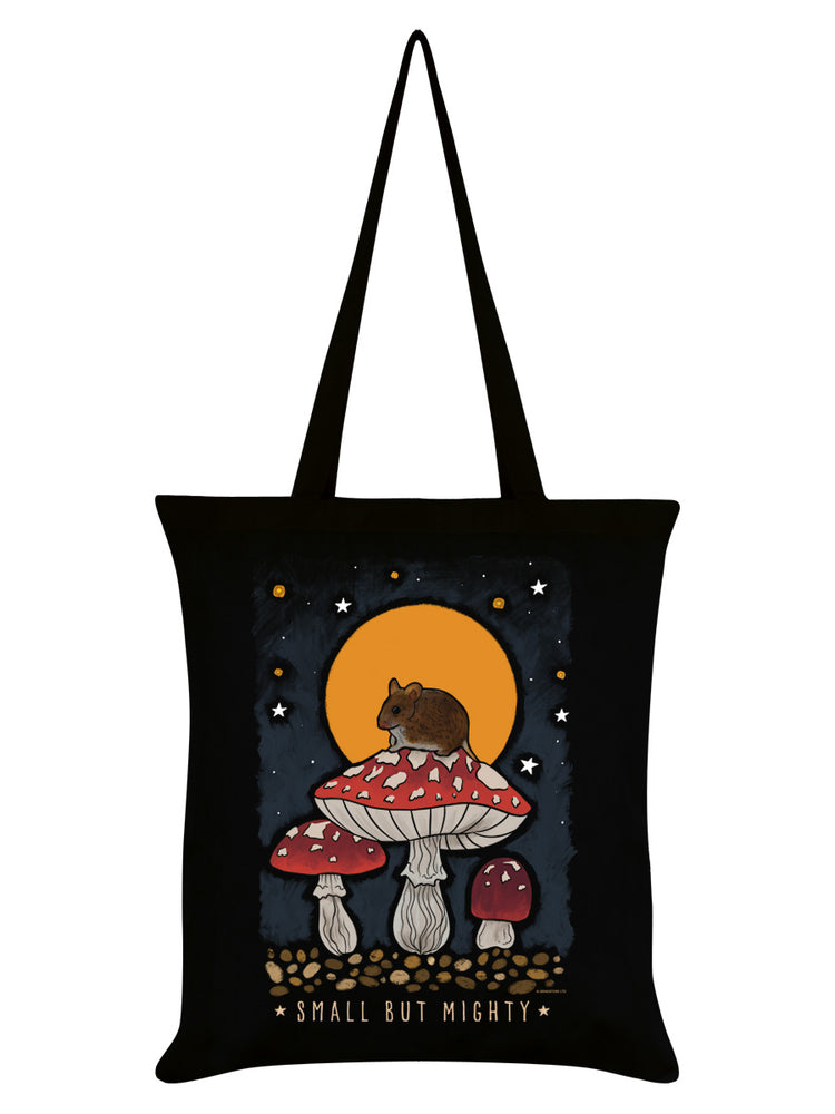 Inner Strength Small But Mighty Black Tote Bag