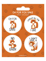 Oh For Fox Sake Vinyl Sticker Set