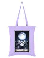 Deadly Tarot Felis The Moon Lilac Tote Bag