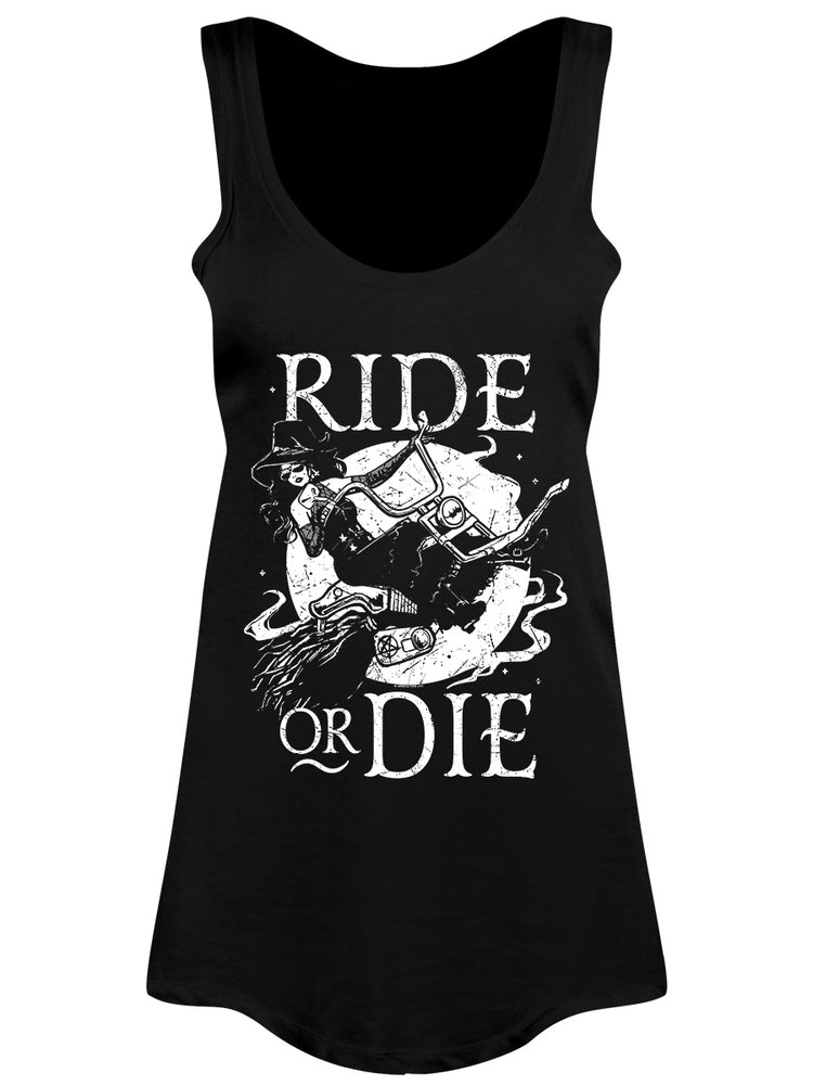Witches Ride Or Die Black Floaty Vest