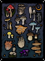 The Mushroom Guide Mini Tin Sign