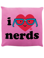 Pop Factory I Love Nerds Pink Cushion