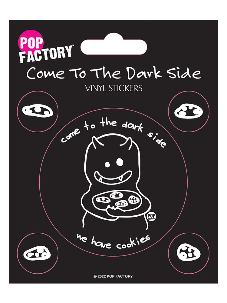 Pop Factory Come To The Dark Side Sticker Set