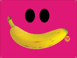 Pop Factory Banana Smile Tin Sign