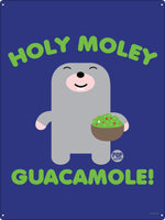 Pop Factory Holy Moley Guacamole! Tin Sign