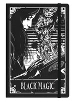 Deadly Tarot Black Magic Black A5 Hard Cover Notebook