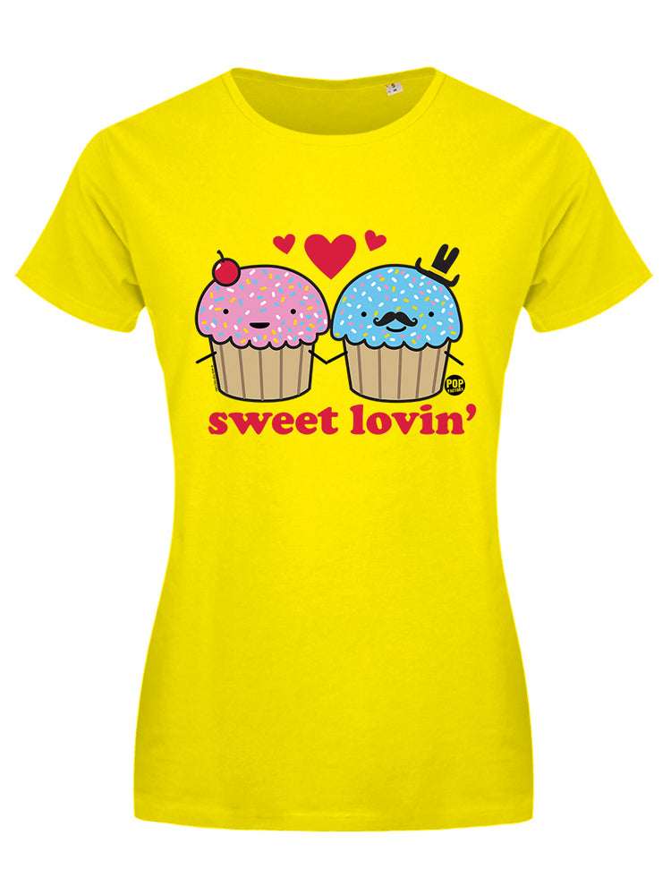 Pop Factory Sweet Lovinâ€™ Ladies Yellow T-Shirt