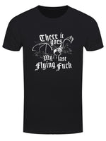There It Goes My Last Flying Fuck Men's Black T-Shirt