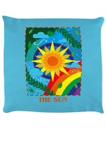 Deadly Tarot Pride The Sun Sky Blue Cushion