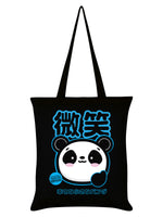 Handa Panda Smile Black Tote Bag