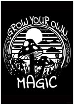 Mushrooms Grow Your Own Magic Mini Poster