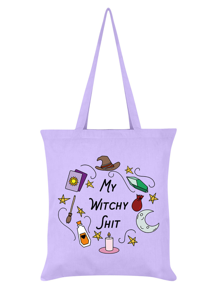 My Witchy Shit Lilac Tote Bag