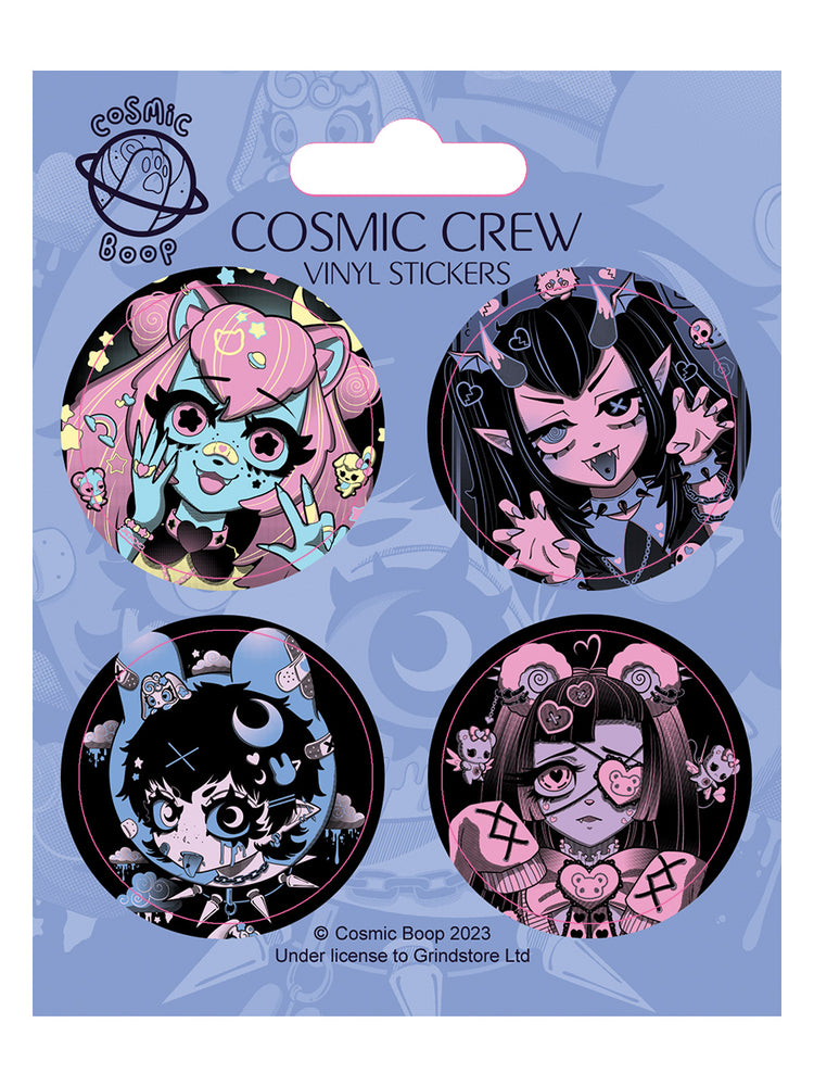 Cosmic Boop Cosmic Crew Vinyl Sticker Set
