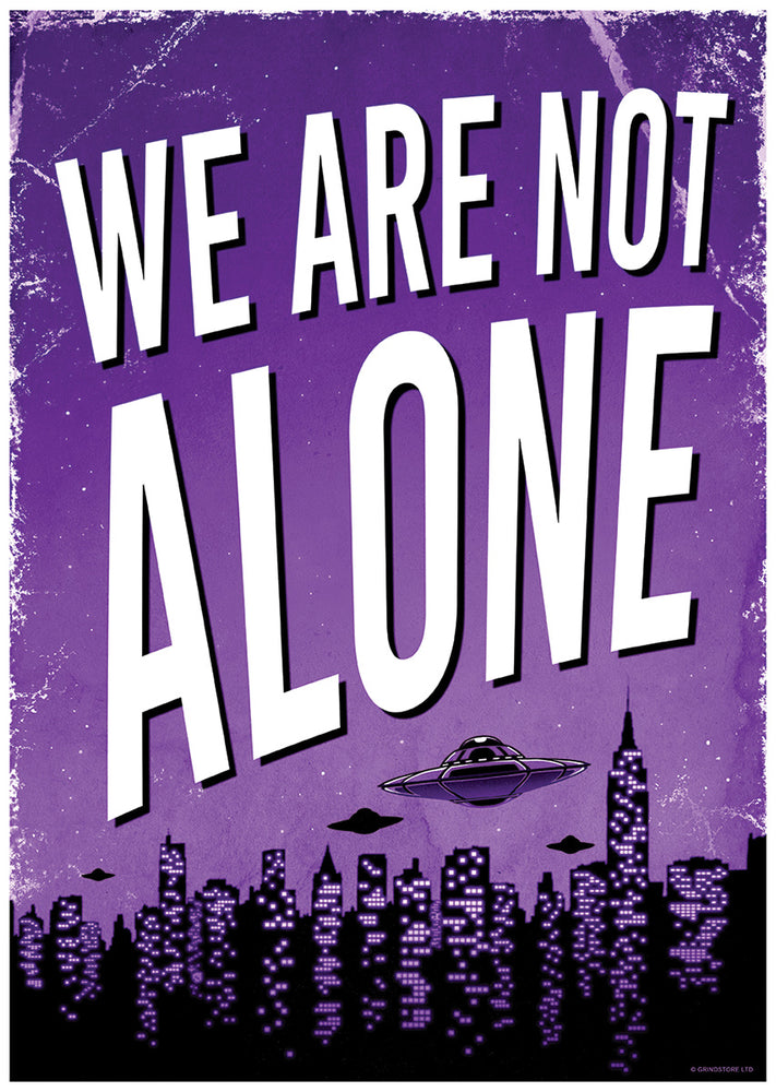 We Are Not Alone Sci-Fi Mini Poster