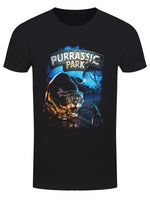 Purrassic Park Men's Black T-Shirt